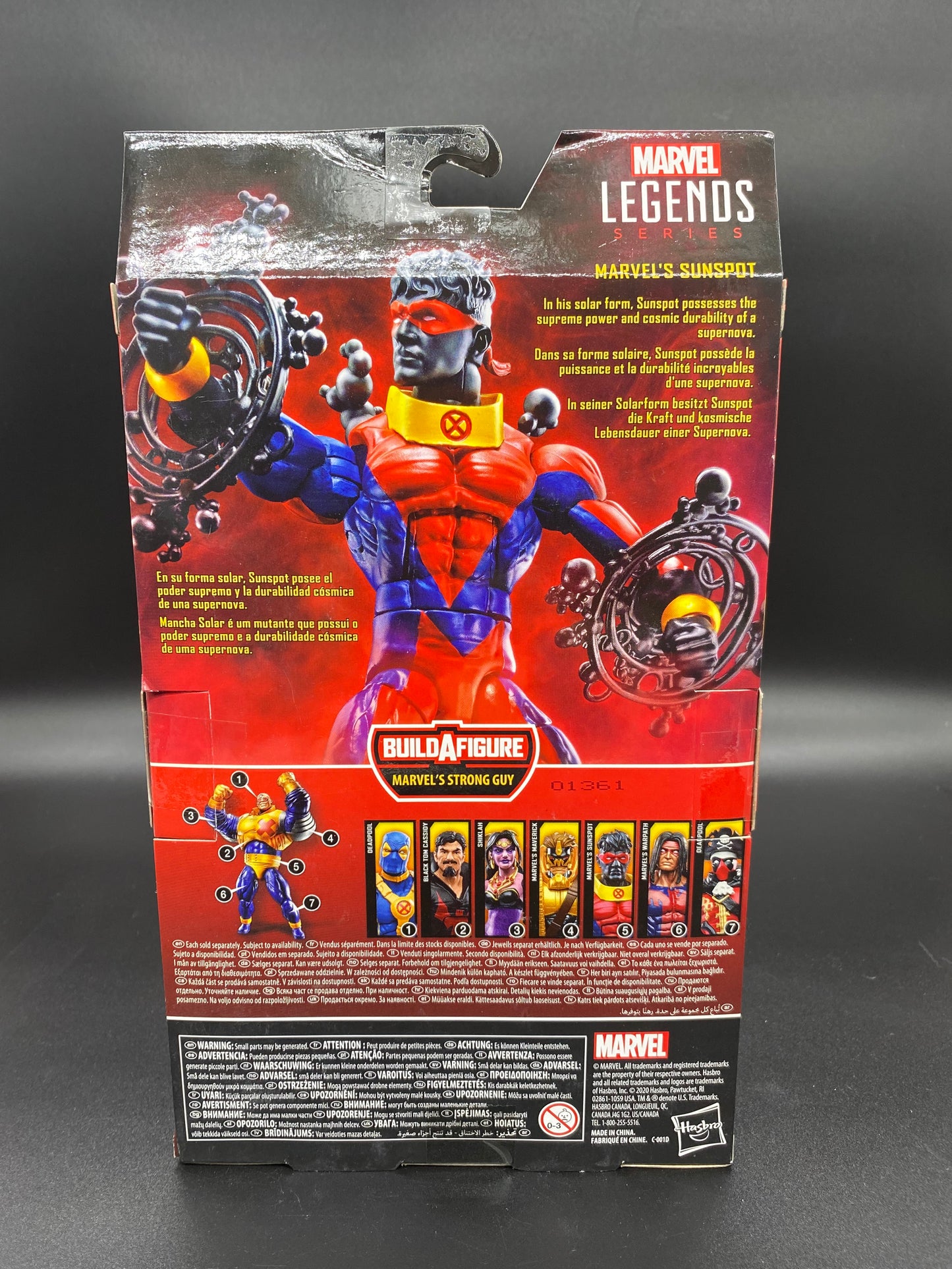 Marvel Legends Series Sunspot